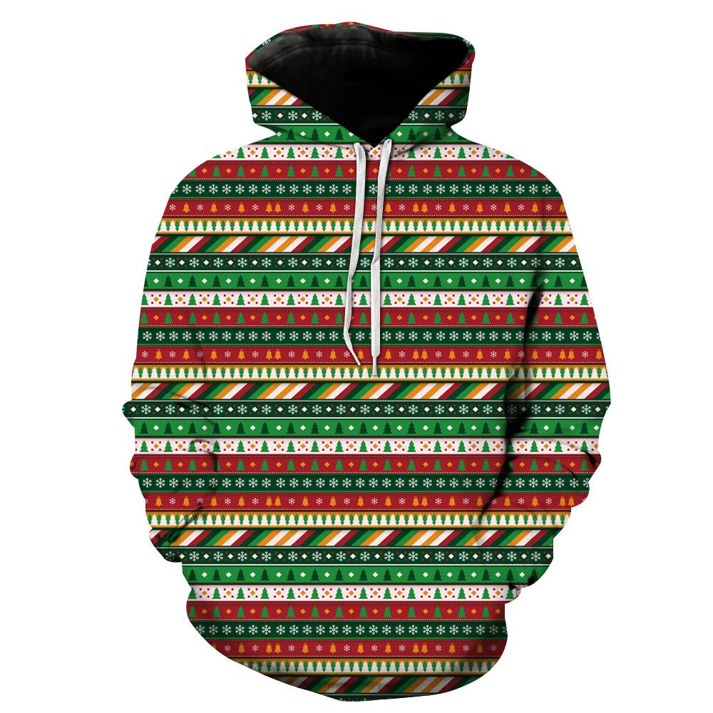 Christmas Hoodies - Christmas Tree Pattern 3D Hoodie