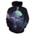 Christmas Hoodies - Santa Claus Sleigh Galaxy Icon Super Cool 3D Hoodie