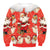 Christmas Sweatshirts - Super Cute Santa Claus Icon Red 3D Sweatshirt