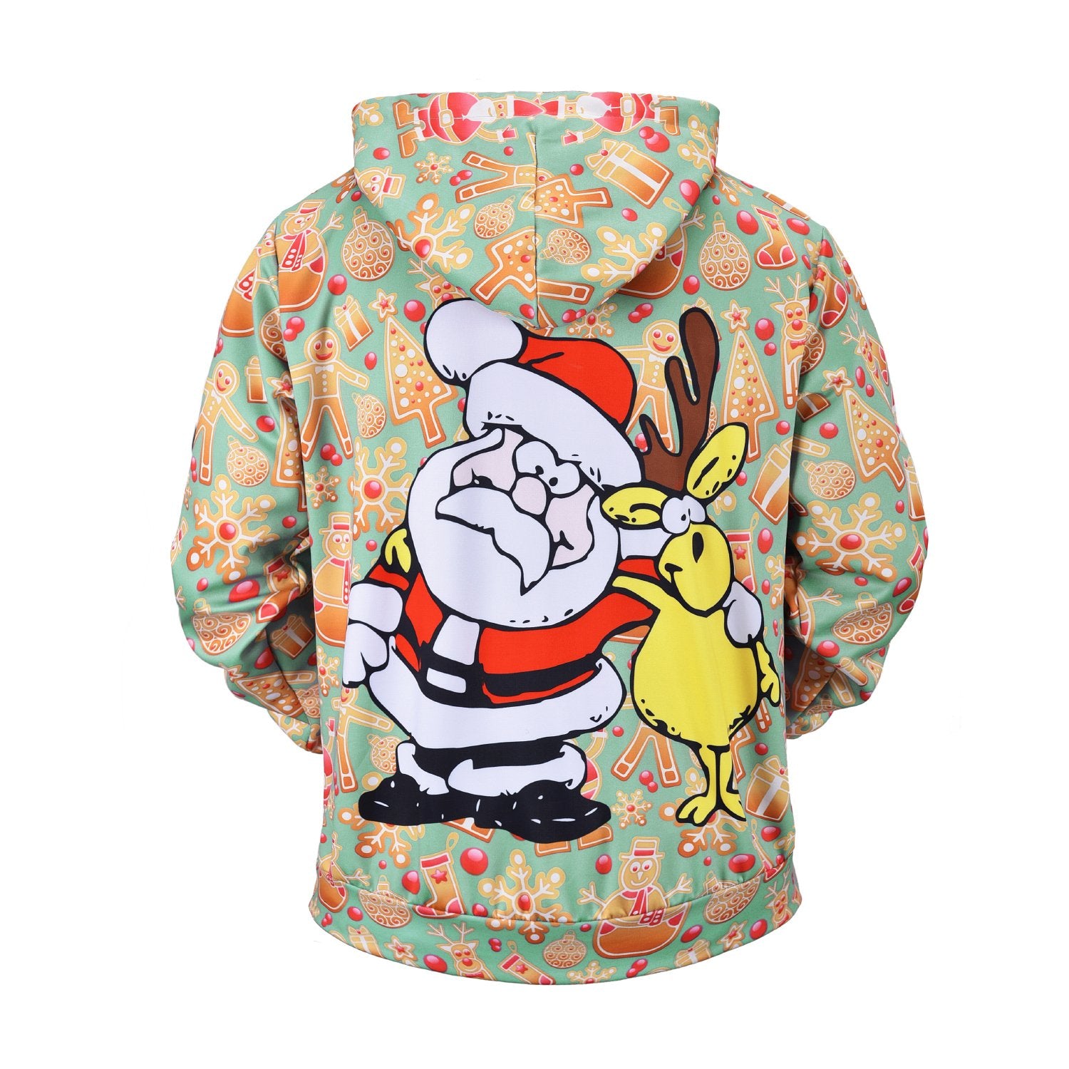 Christmas Hoodies - Santa Claus Icon Super Cute 3D Hoodie