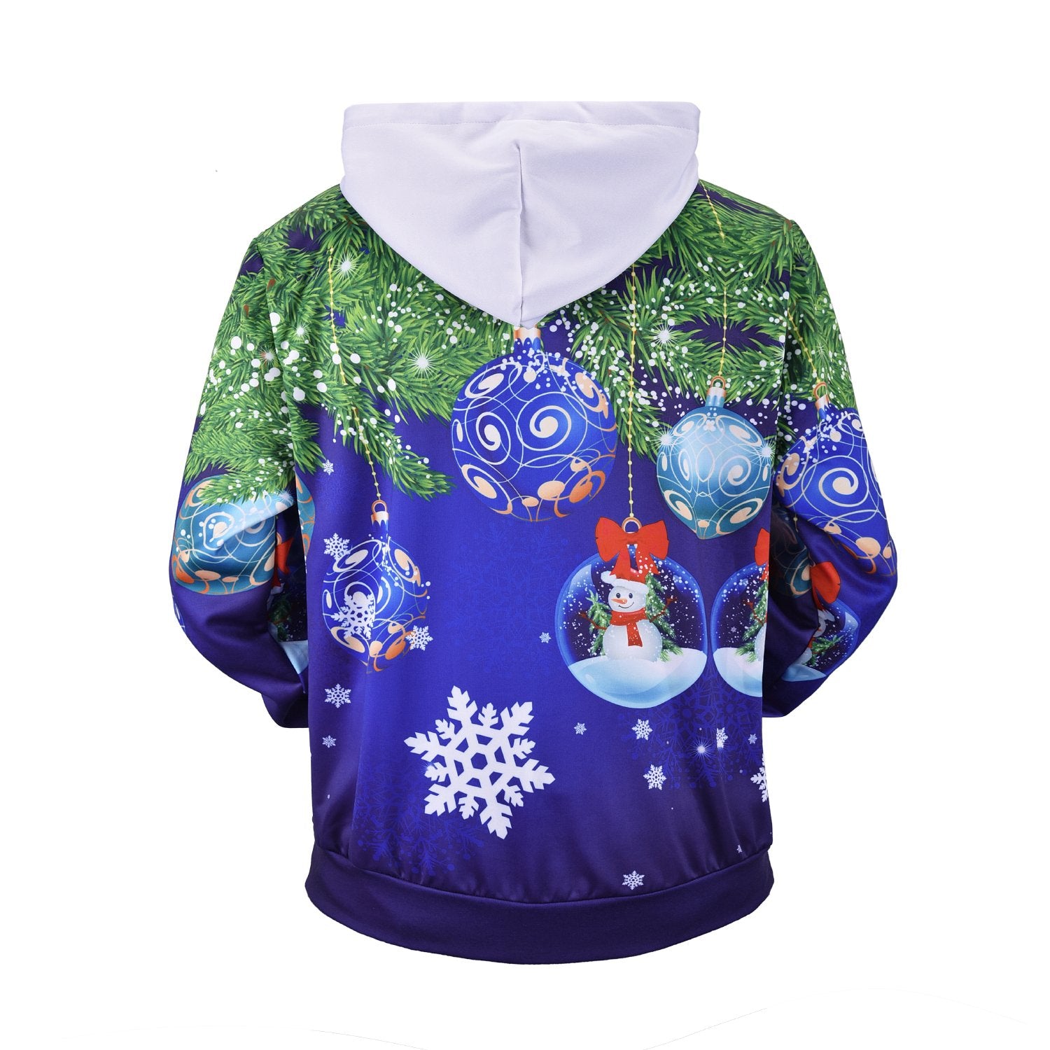 Christmas Hoodies - Christmas Happy Snowman Icon Super Cute 3D Hoodie