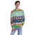 Christmas Sweatshirts - Christmas Snowflake and Deer Striped Pattern 3D Sweatshirt