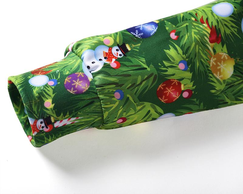 Christmas Hoodies - Happy Christmas Tree Striped Pattern Icon Super Cute 3D Hoodie