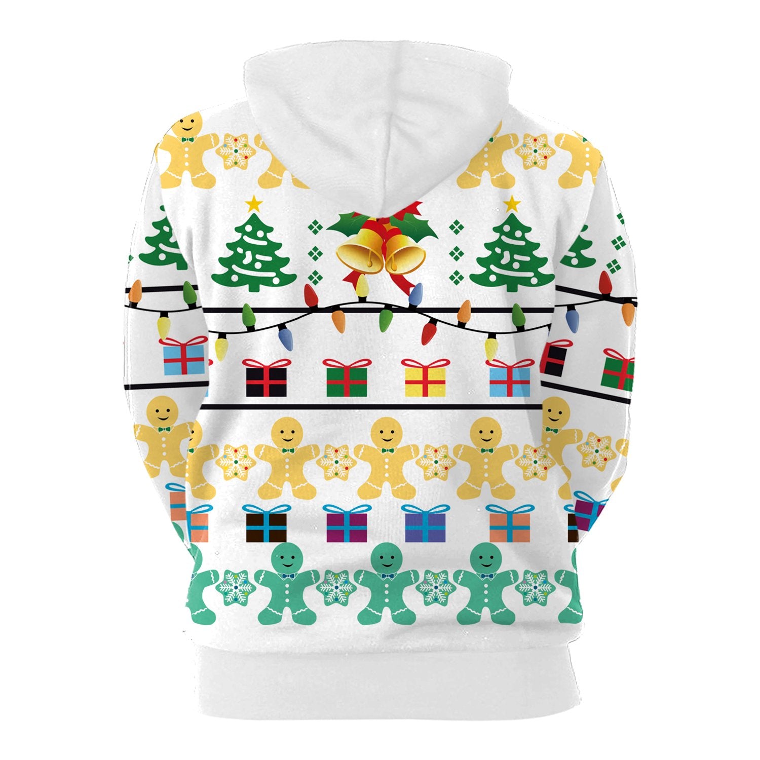 Christmas Hoodies - Cartoon Paper Man 3D Hoodie