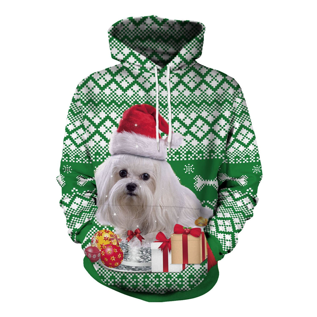 Christmas Hoodies - Christmas Dog 3D Hoodie