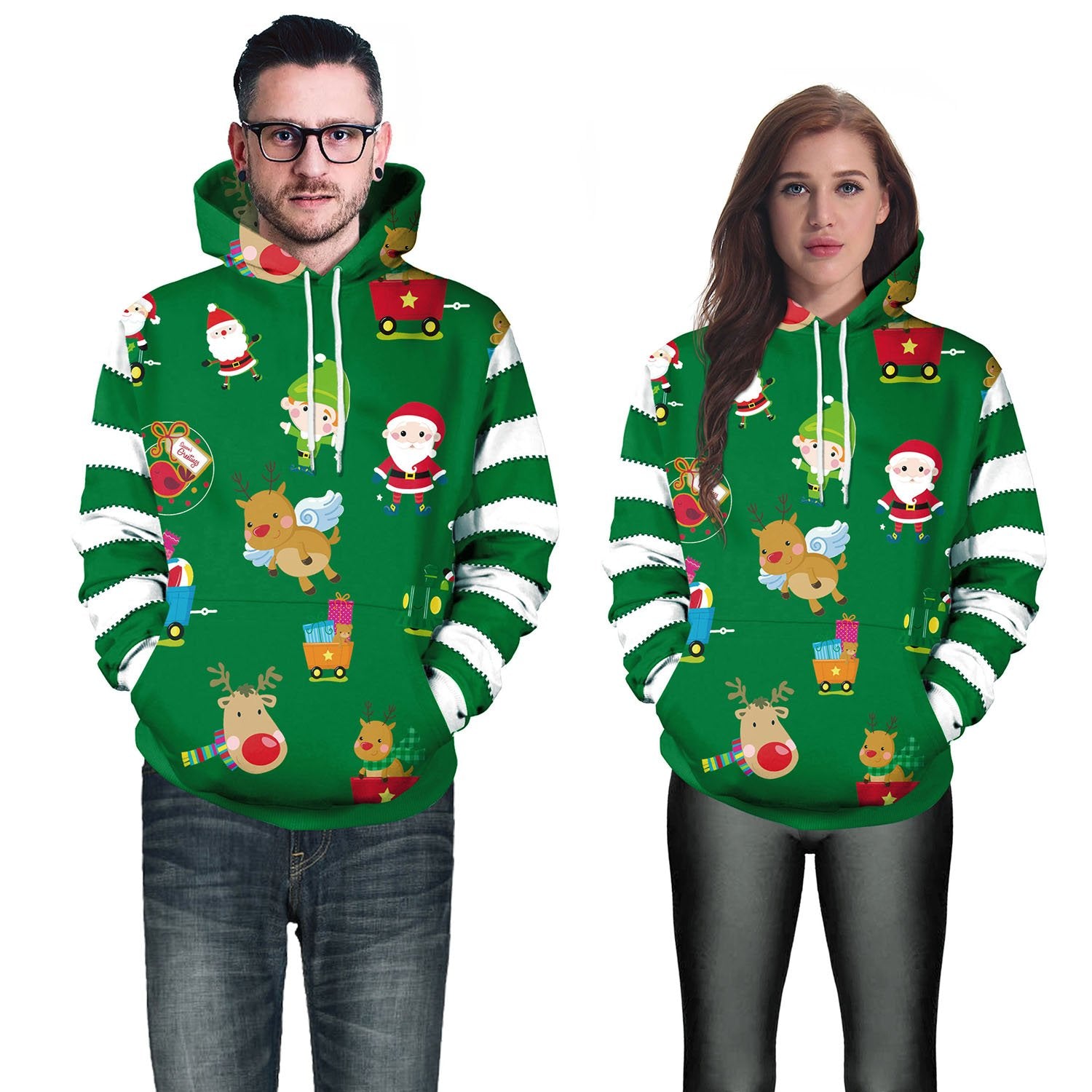 Christmas Hoodies - Cartoon Anime Character 3D Print Hoodie