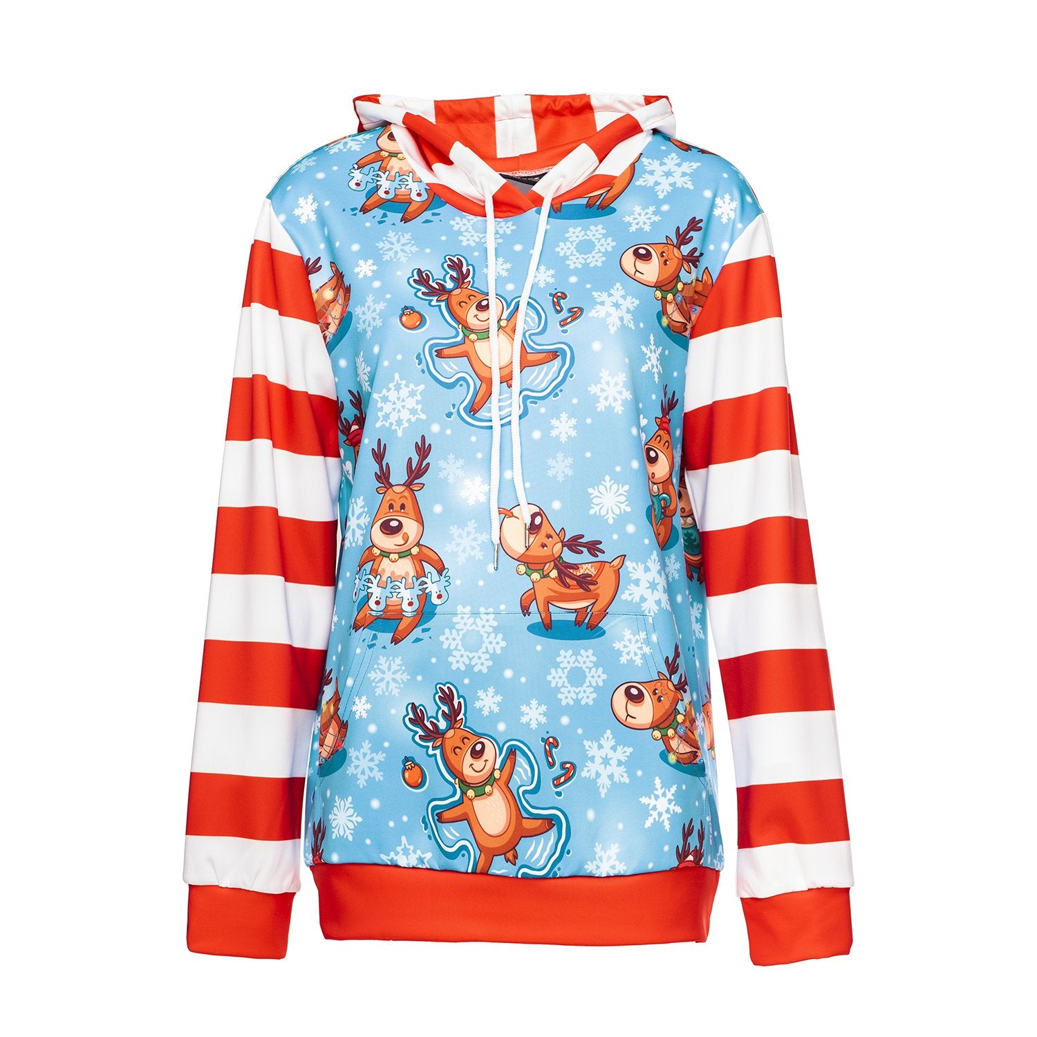 Christmas Hoodies - Multi-Colored Deer 3D Print Hoodie