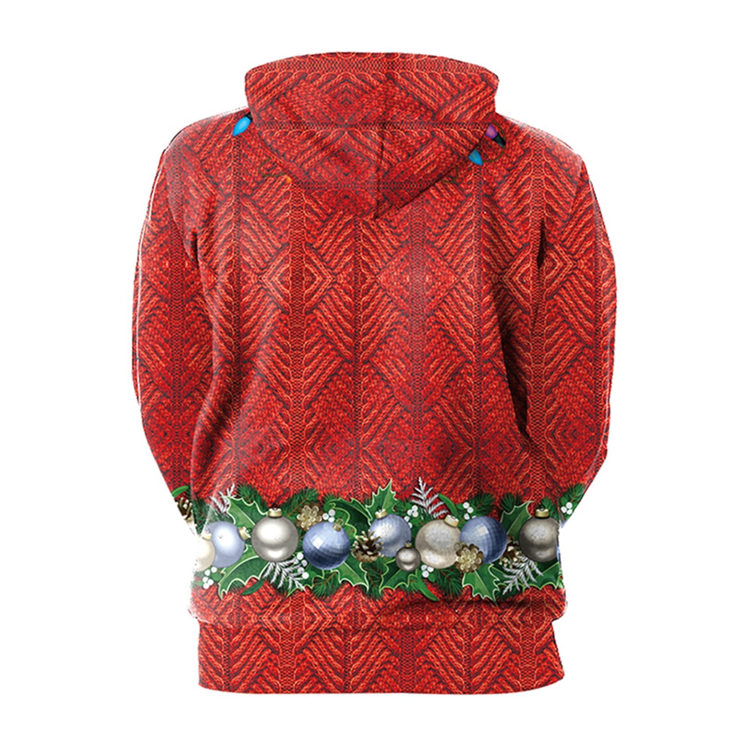 Christmas Hoodies - Christmas Festive Atmosphere Red 3D Hoodie
