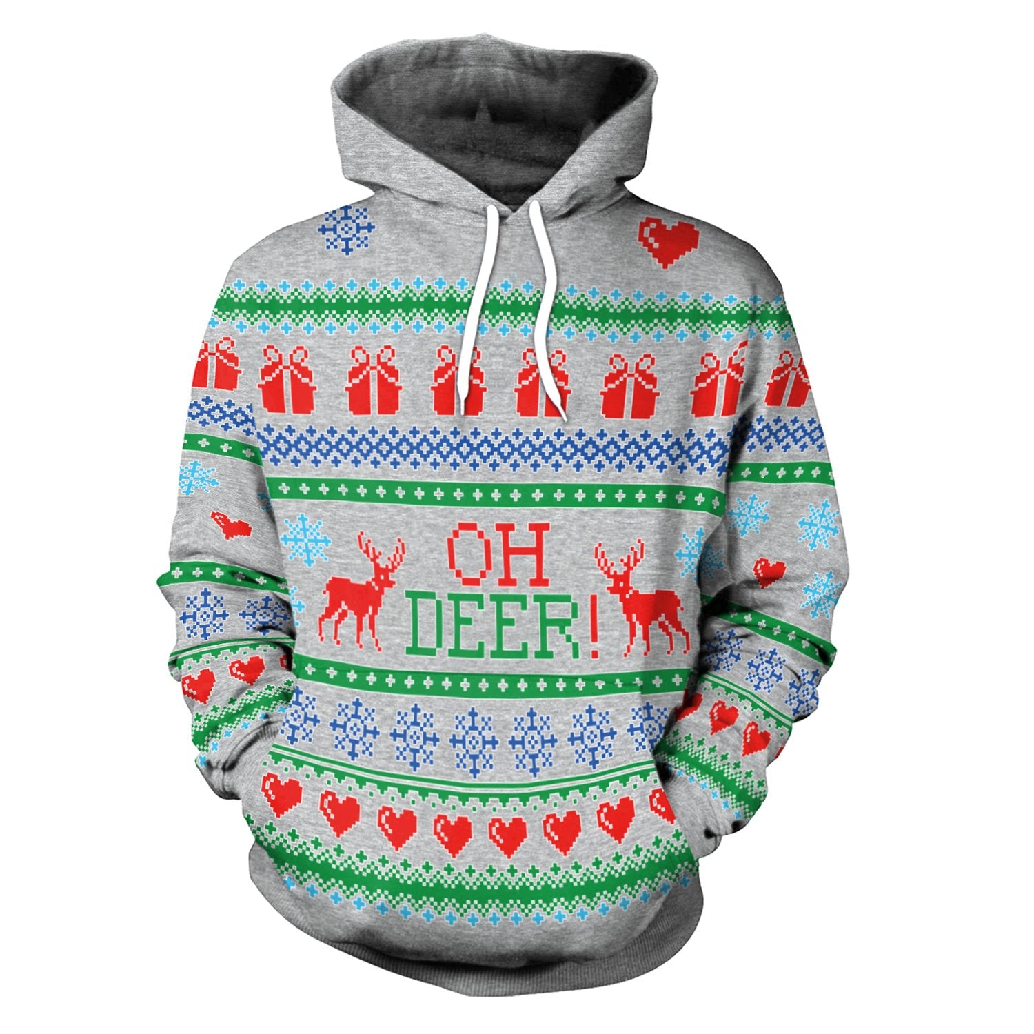 Christmas Hoodies - Christmas Style Deer Gift 3D Hoodie