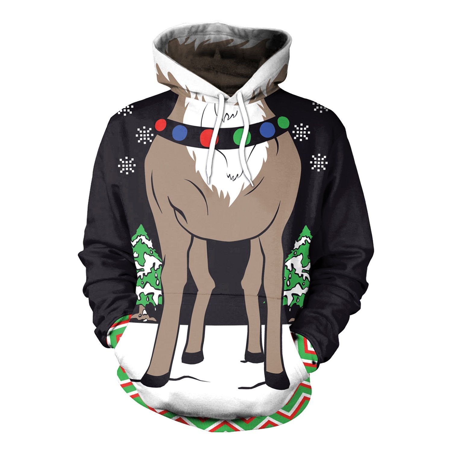 Christmas Hoodies - Christmas Deer Feet 3D Hoodie