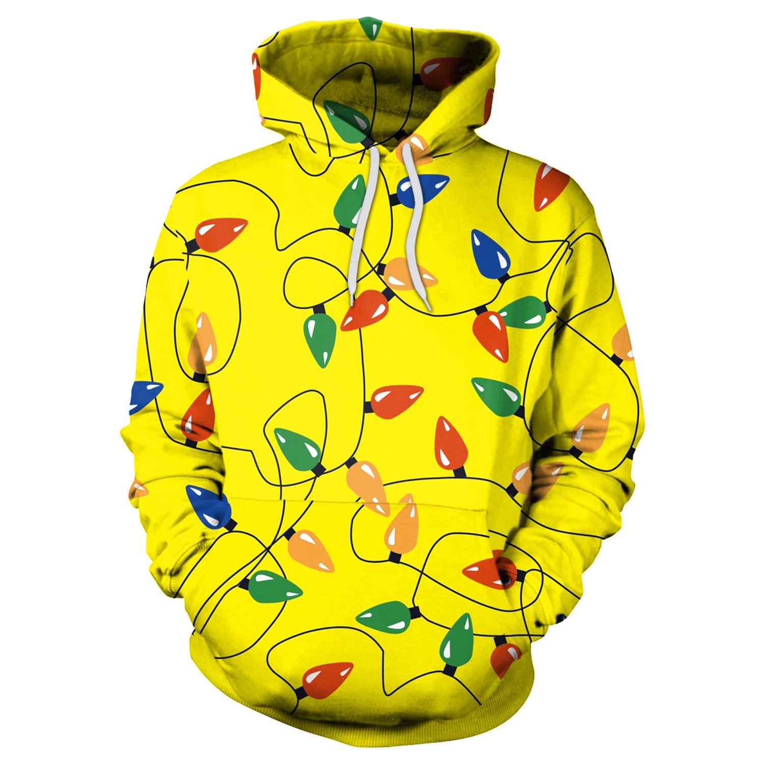 Christmas Hoodies - Christmas Color Bulb 3D Hoodie