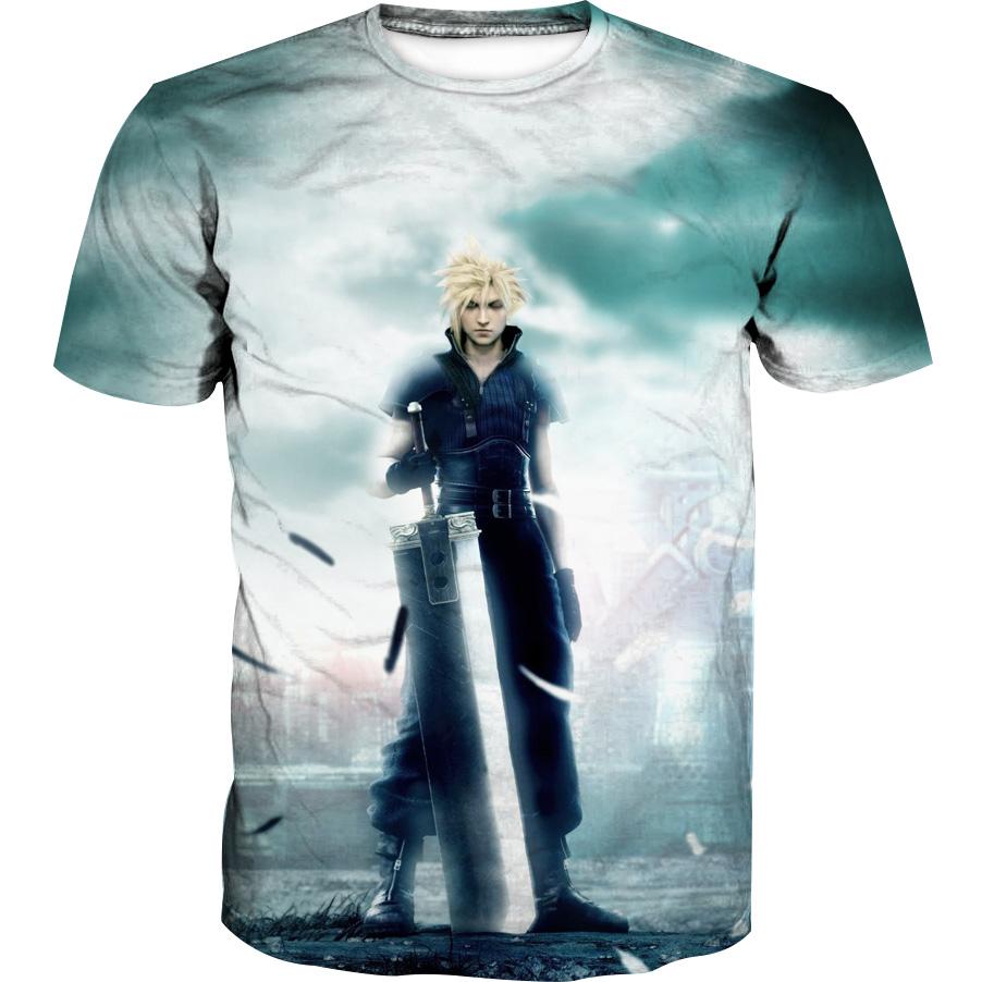 Final Fantasy Cloud Hoodies - Pullover White Hoodie