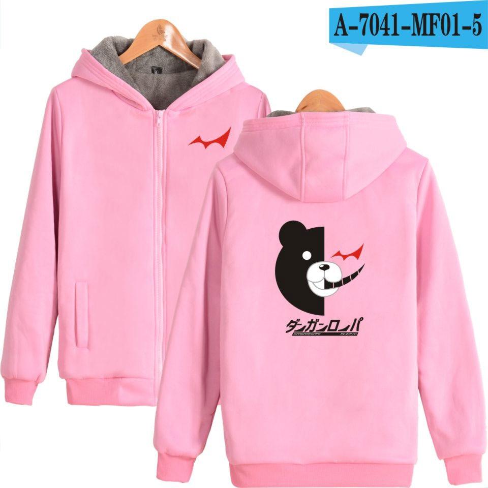 Danganronpa Hoodies - Zip Up Fleece Hoodie Five Styles