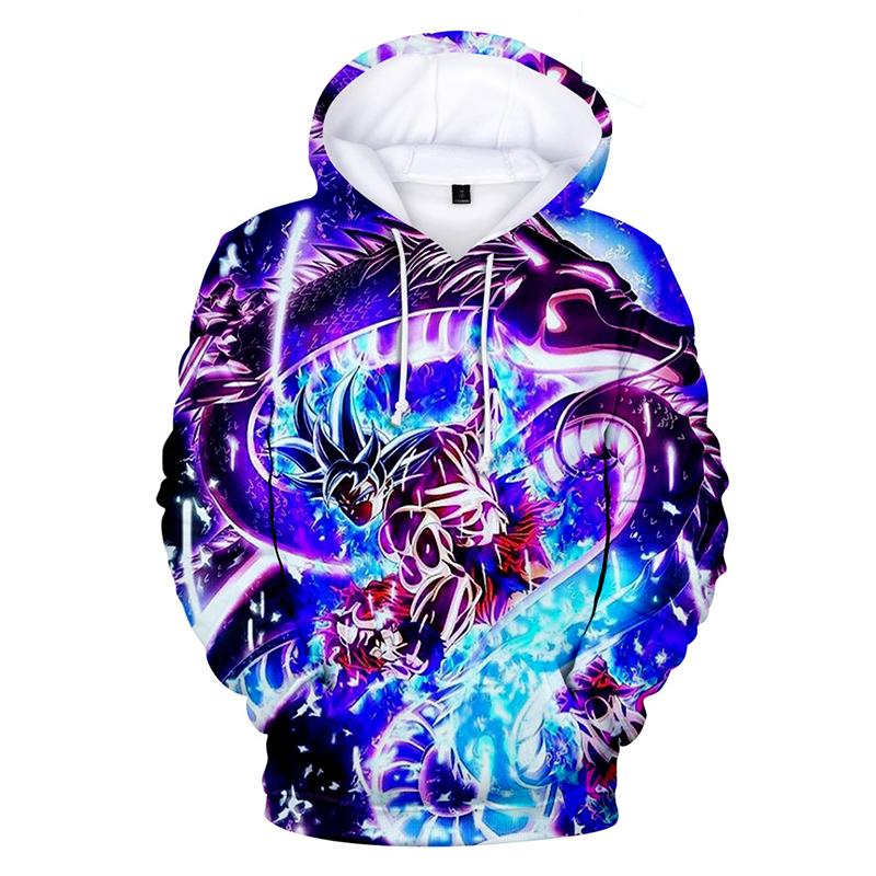 Dragon Ball Hoodies - Dragon Ball Series Character GOKU Blue Hoodie