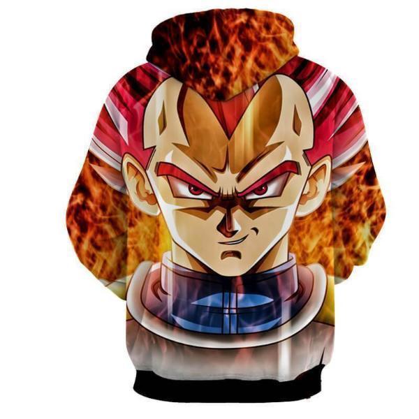 Dragon Ball Super Z Vegeta SSj God 3D hoodie