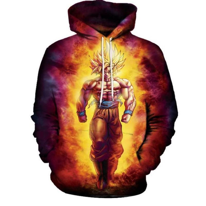 Ball Z-Dragon Polyester 3D Hoodie