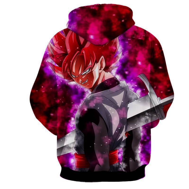 Dragon Ball Z- Evil Black Goku SSJ Rose Hoodie