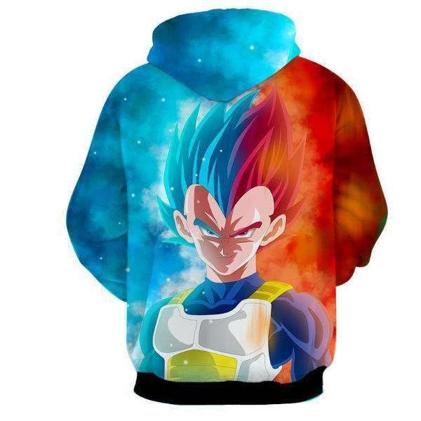 Dragon Ball Z- Vegeta SSJ God 3D Hoodie