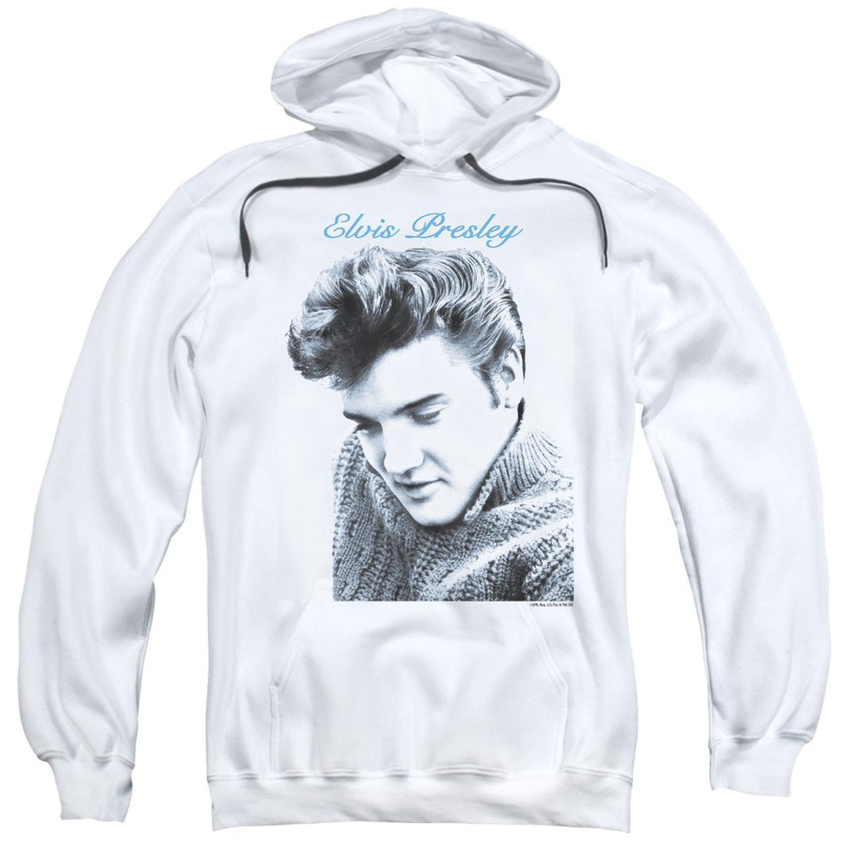 Elvis Presley Hoodies: SCRIPT SWEATER Pull-Over Hoodie