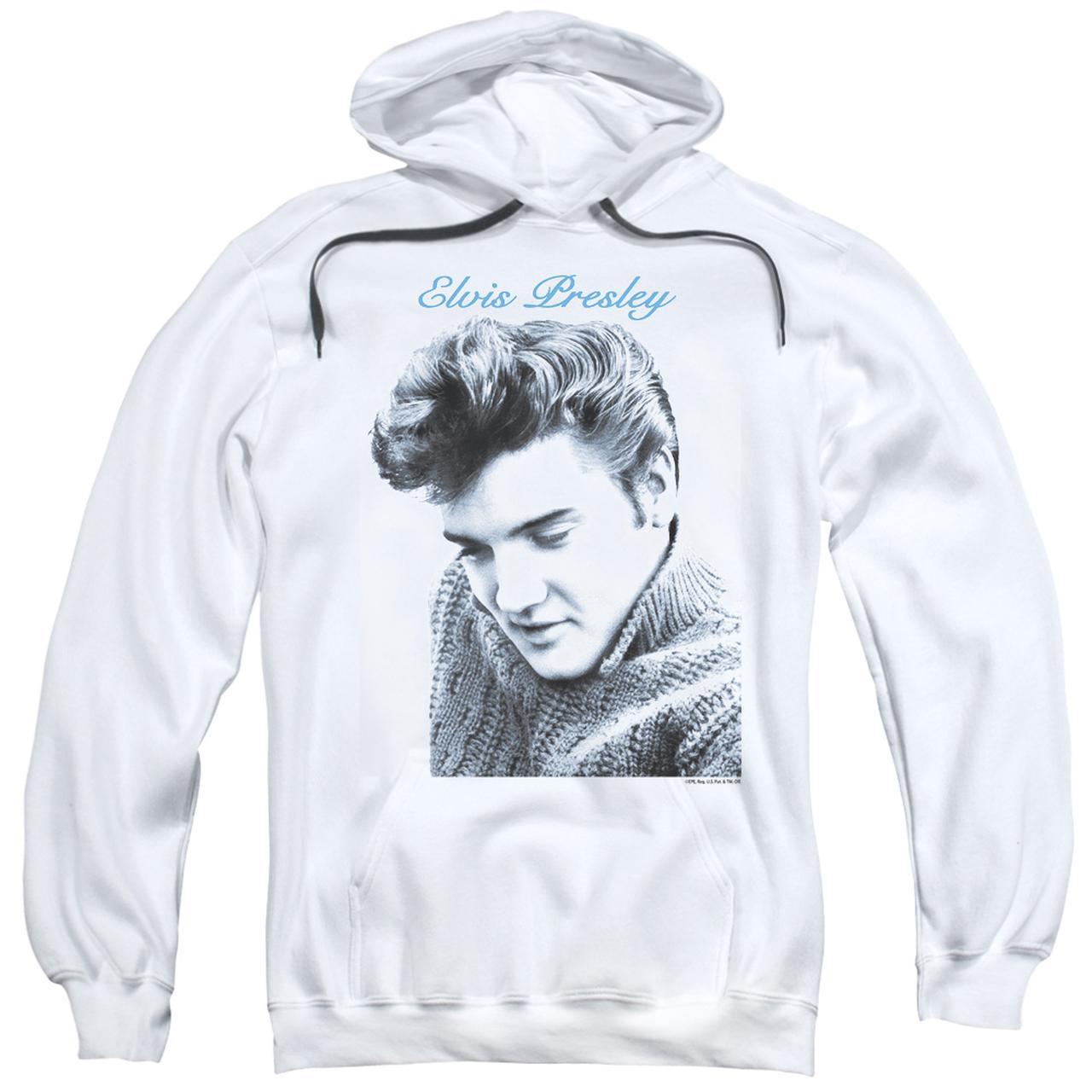 Elvis Presley Hoodies: SCRIPT SWEATER Pull-Over Hoodie