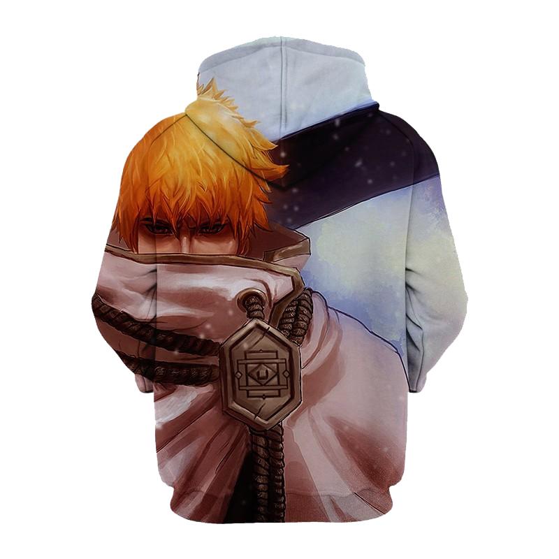 Bleach IKyouraku Shunsui Red 3D Printed Hoodie