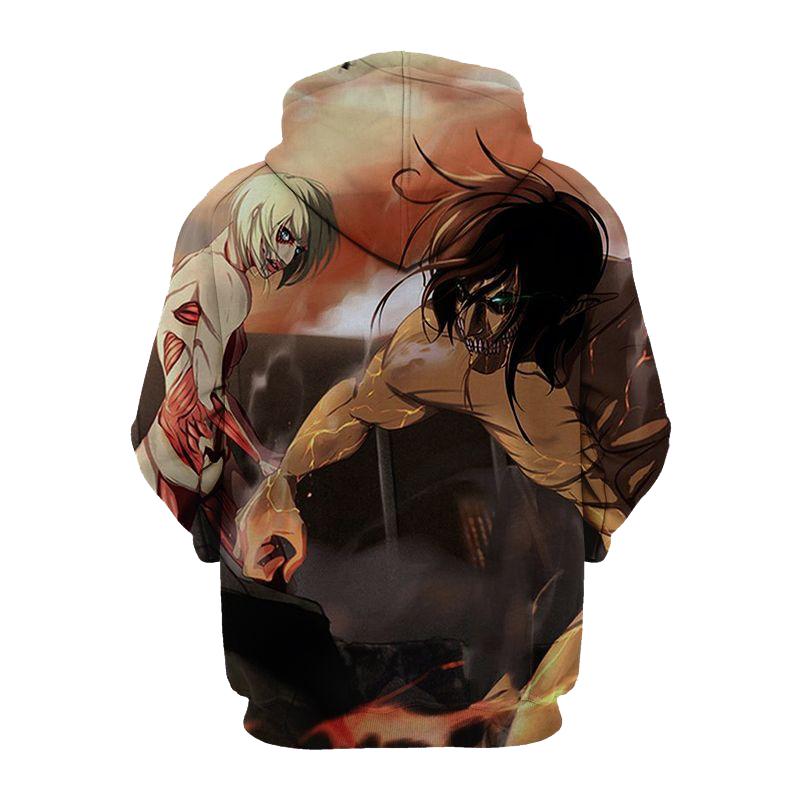 Eren Yeager- Attack On Titan 3D Hoodie