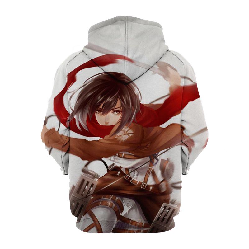 Mikasa Ackerman Eren Yeager - Attack On Titan 3D Hoodie