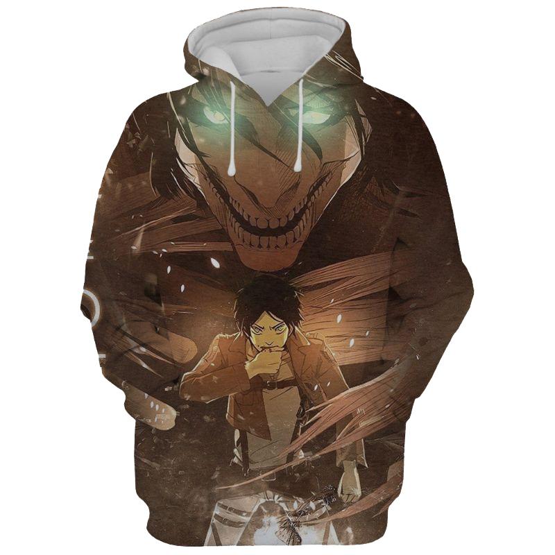 New Eren Rogue Attack On Titan 3D Hoodie