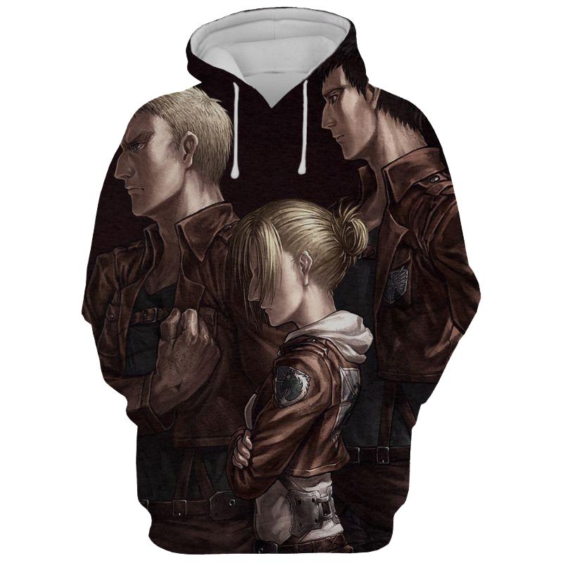 Reiner Braun Bertholdt & Annie Leonhart 3D Printed Hoodie