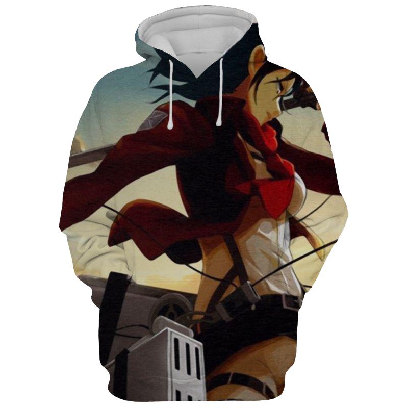 New Mikasa Ackerman Attack On Titan 3D Hoodie