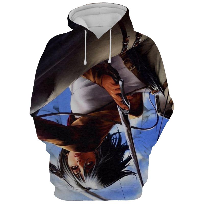 Mikasa Ackerman Attack On Titan 3D Hoodie