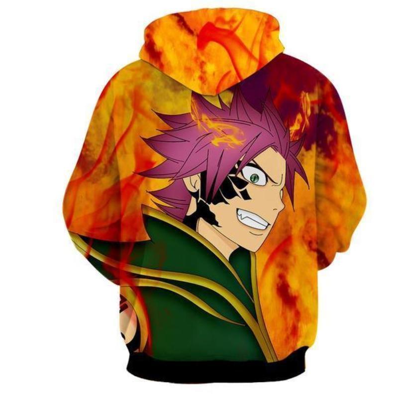 Fairy Tail Zeref Vs Natsu Dragneel Pullover Hoodie