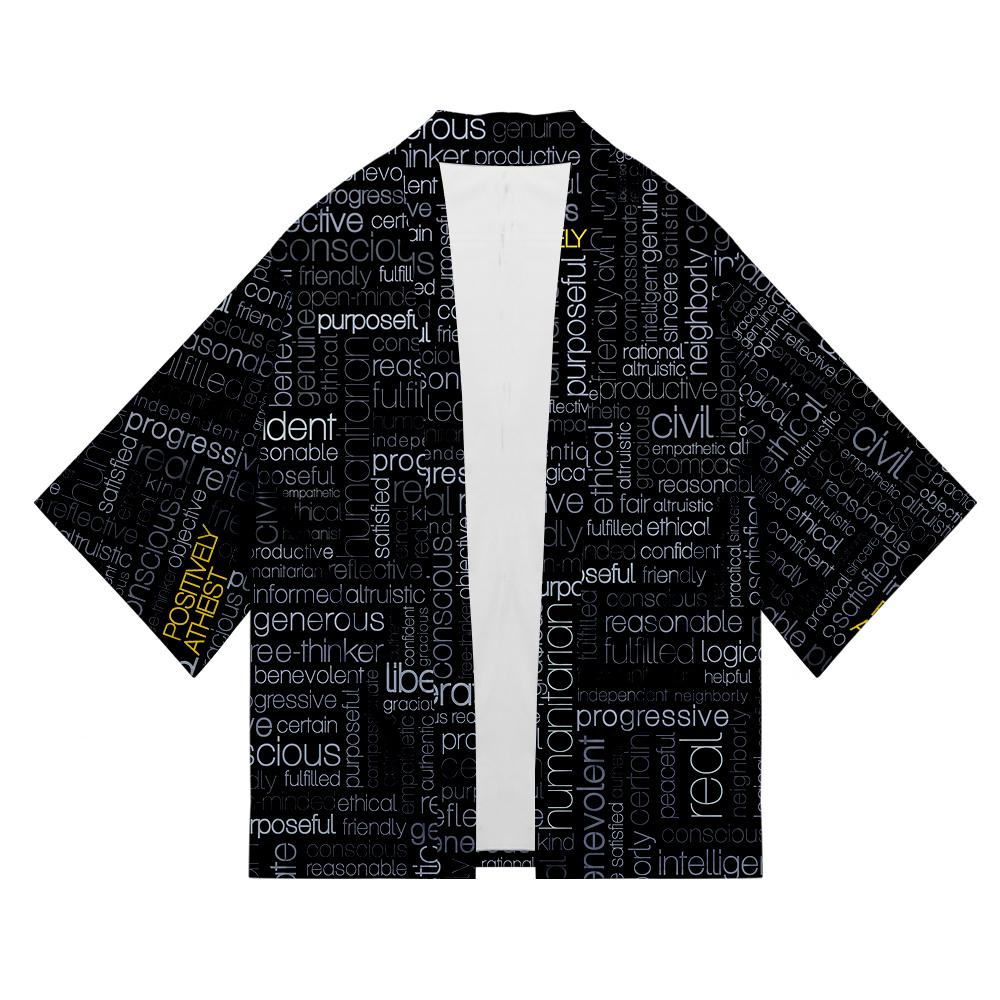 Mens  Casual Printed Kimono Japanese Style Clothes