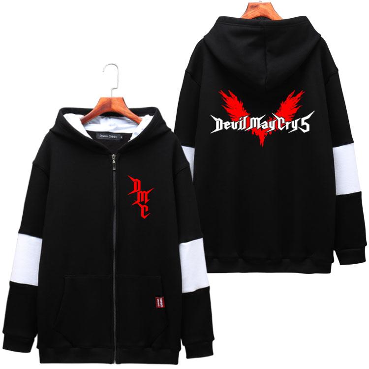 Devil May Cry 5 Hoodies - Zip Up Game Cosplay Hoodie