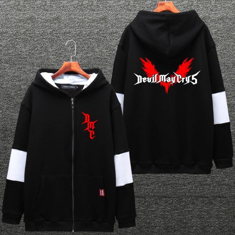 Devil May Cry 5 Hoodies - Zip Up Game Cosplay Hoodie