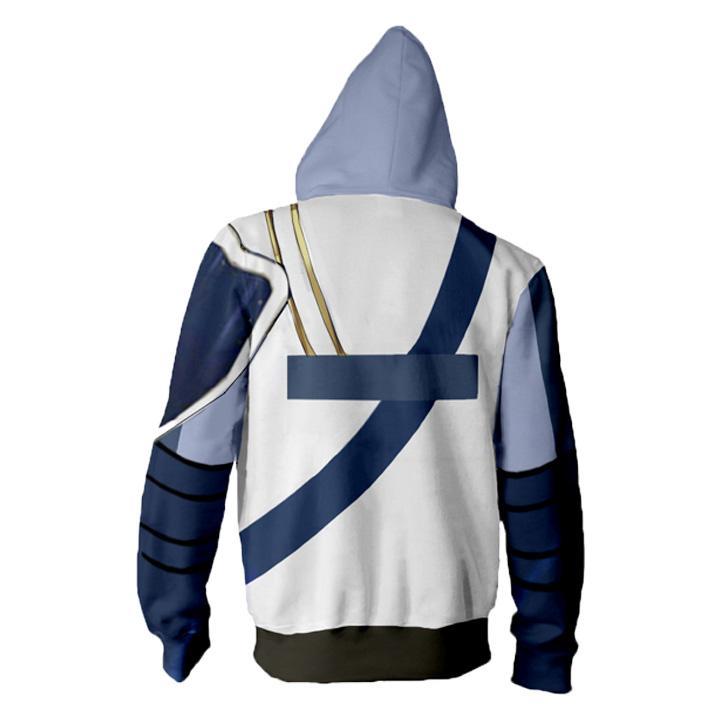 Fire Emblem Hoodies - Zip Up Fire Emblem Awakening Fates Inigo Azur Hoodie