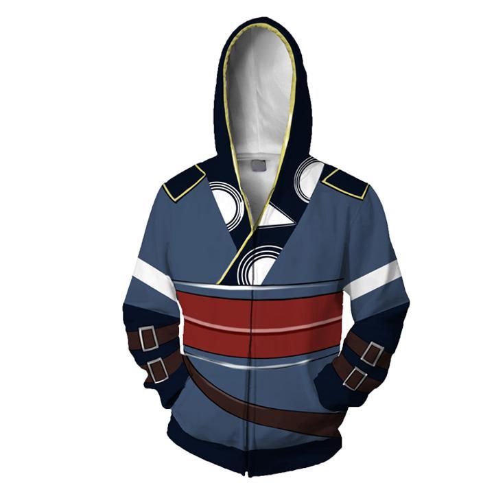 Fire Emblem Hoodies -  Zip Up Fire Emblem Awakening Lonqu Ronku Hoodie
