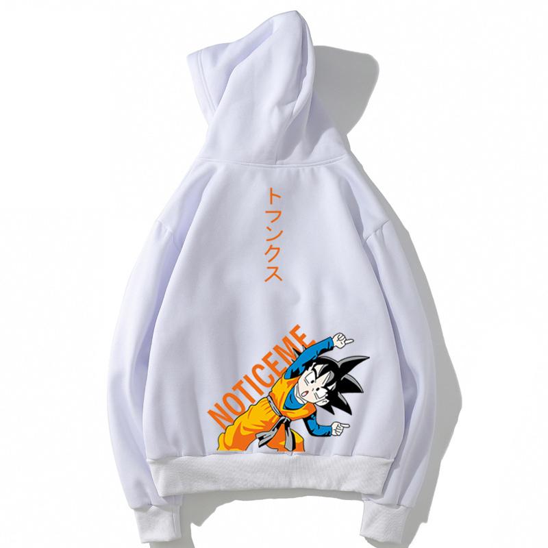 Dragon Ball Fleece Hoodies - Solid Color Dragon Ball Series GoKu Icon Cute Fleece Hoodie