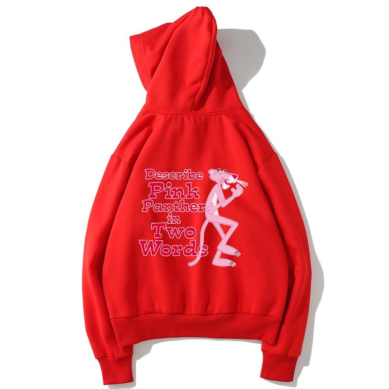The Pink Panther Fleece Hoodies - Solid Color The Pink Panther Series Pink Panther Icon Fleece Hoodie