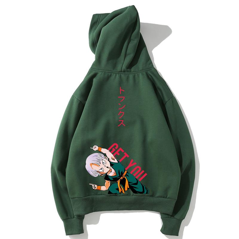 Dragon Ball Fleece Hoodies - Solid Color Dragon Ball Anime Series Cute Fleece Hoodie