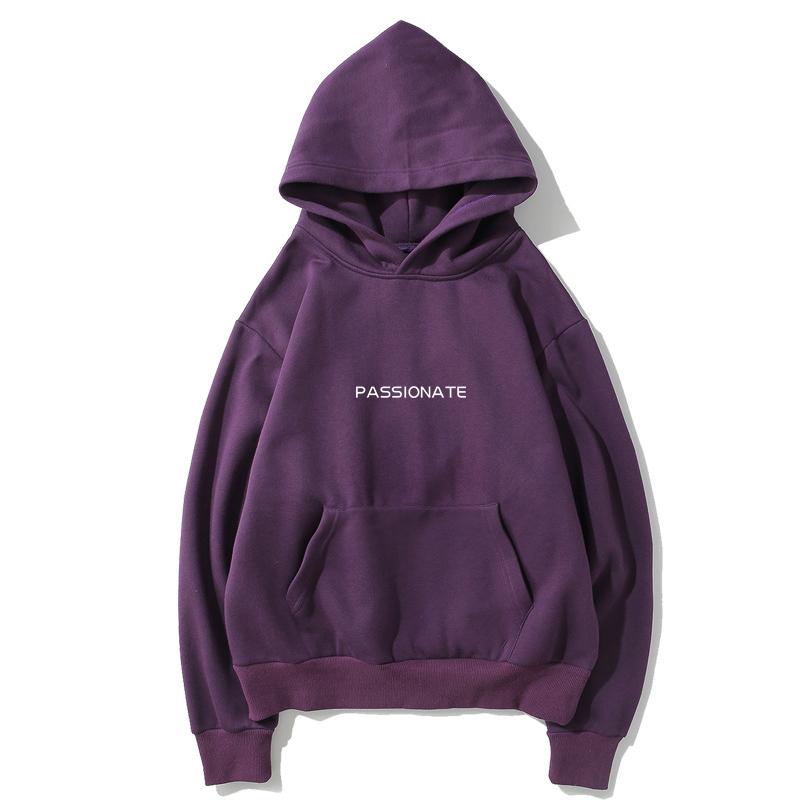 Harajuku Style Fleece Hoodies - Solid Color Harajuku Style Sign Series Fleece Hoodie