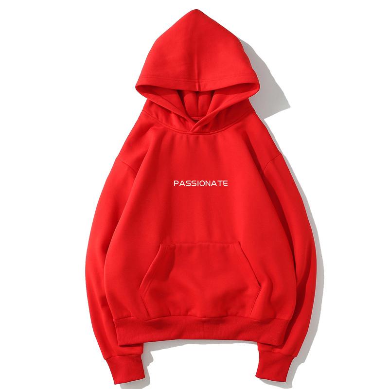 Harajuku Style Fleece Hoodies - Solid Color Harajuku Style Sign Series Fleece Hoodie