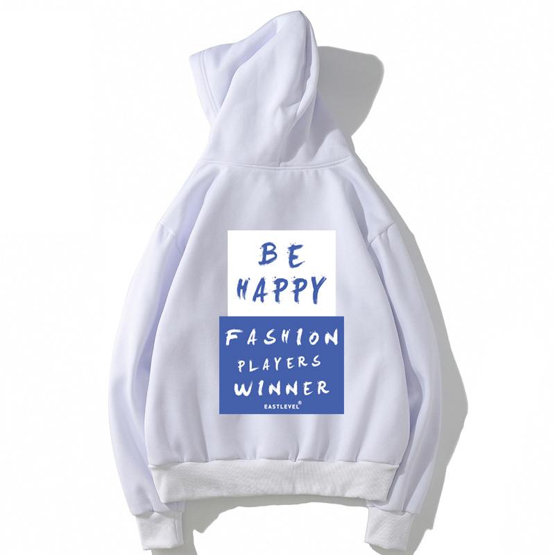 Harajuku Style Fleece Hoodies - Solid Color Harajuku Style Series Fashion Fleece Hoodie