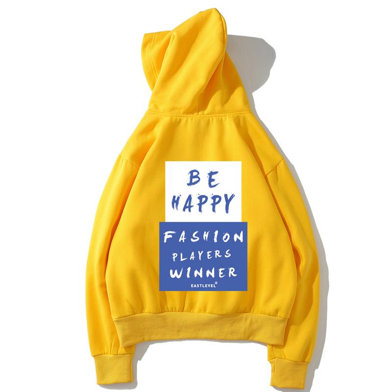 Harajuku Style Fleece Hoodies - Solid Color Harajuku Style Series Fashion Fleece Hoodie