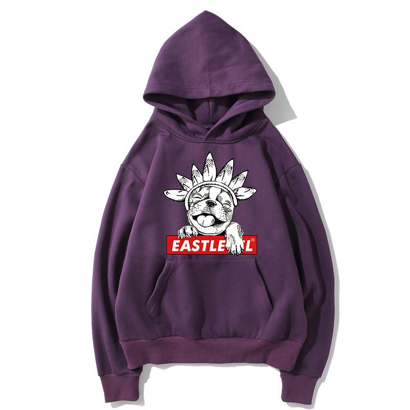Harajuku Style Fleece Hoodies - Solid Color Harajuku Style Series Pet Dog Fashion Super Cute Fleece Hoodie