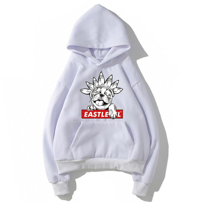 Harajuku Style Fleece Hoodies - Solid Color Harajuku Style Series Pet Dog Fashion Super Cute Fleece Hoodie