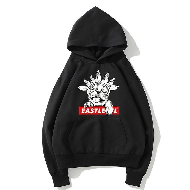 Harajuku Style Fleece Hoodies - Solid Color Harajuku Style Series Pet Dog Fashion Super Cute Fleece Hoodie