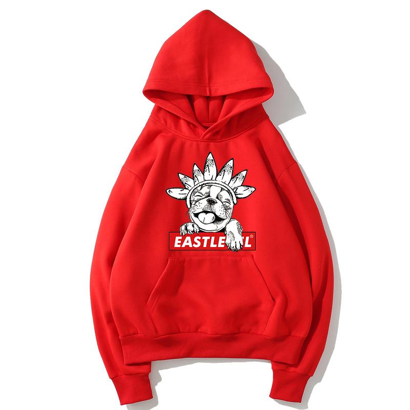 Harajuku Style Fleece Hoodies - Solid Color Harajuku Style Series Pet Dog Fashion Super Cute Fleece Hoodie