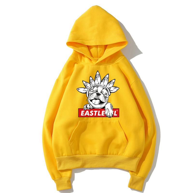 Harajuku Style Fleece Hoodies - Solid Color Harajuku Style Series Pet Dog Fashion Super Cute Fleece Hoodie