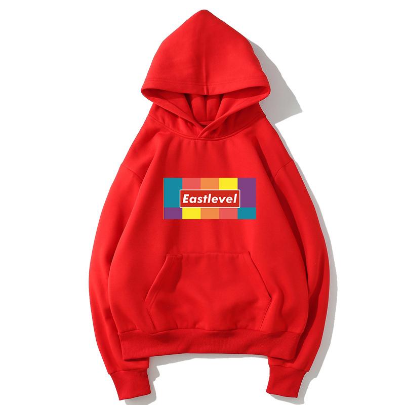 Harajuku Style Fleece Hoodies - Solid Color Harajuku Style Super Cool Fleece Hoodie
